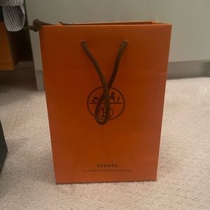 Authentic Hermes bag and 3 bangle boxes